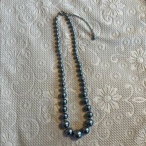 Classic Blue Pearl Necklace